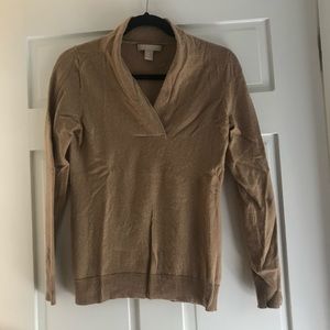 Banana Republic Tan Wool Cashmere Sweater